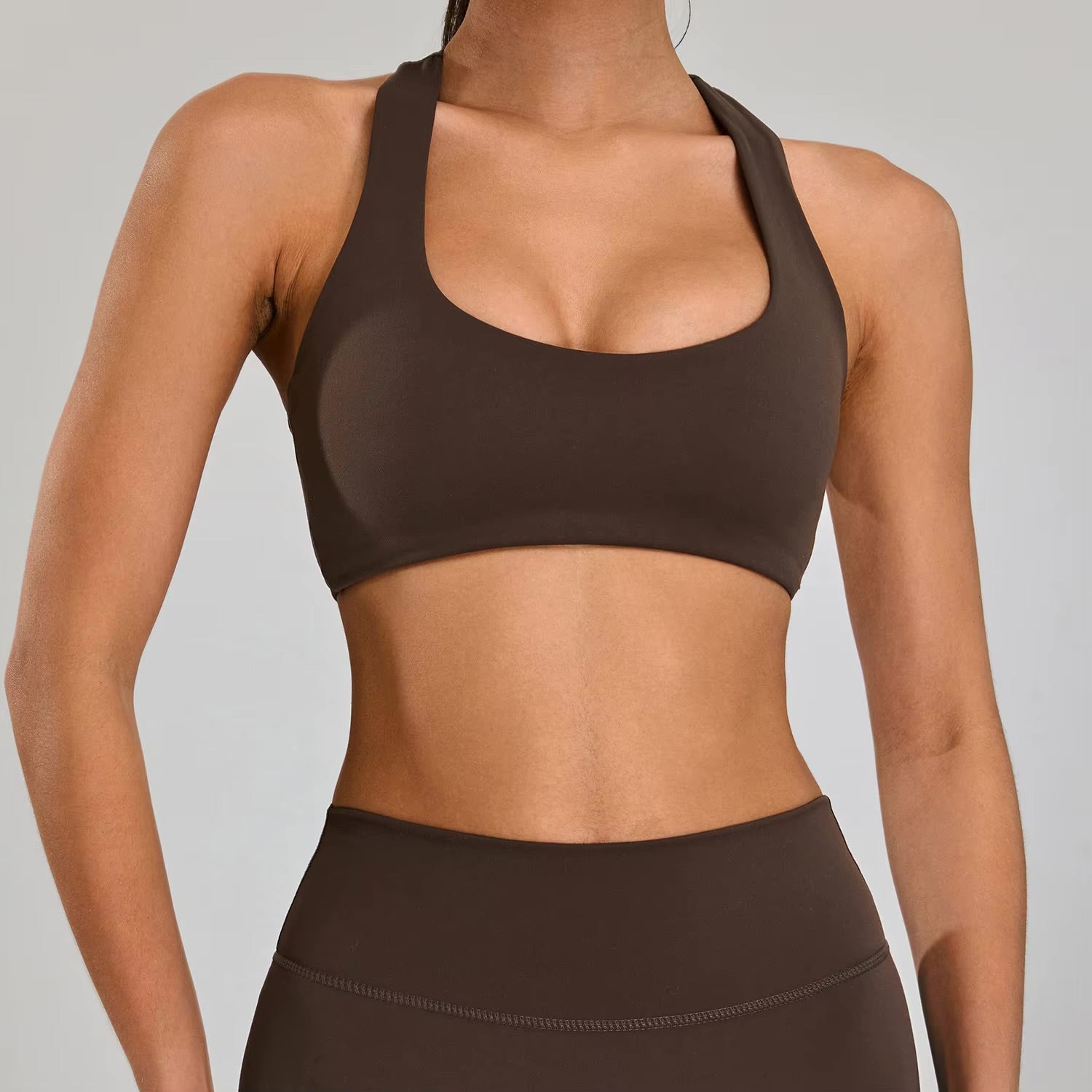 Flow Cropped Top Black