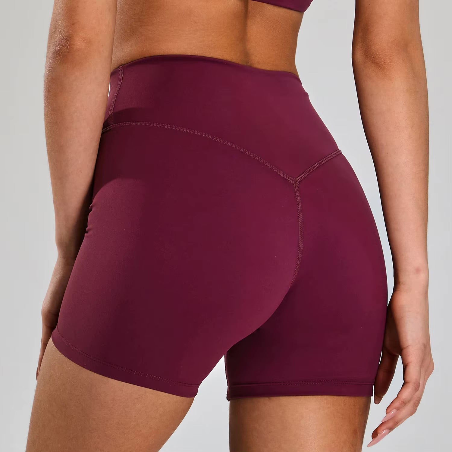 Flow Biker Shorts Berry