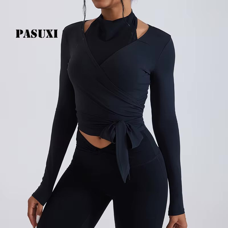 Flow Wrap Top Blush